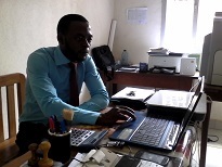 Administrative Assistant at work